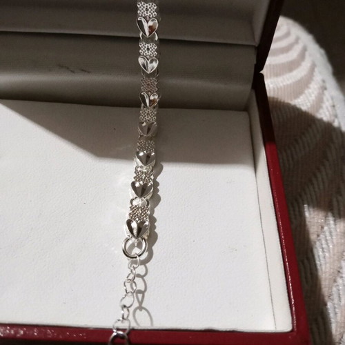 Silver chain 22 centimeters new