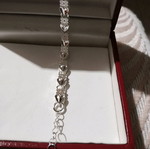 Silver chain 22 centimeters new