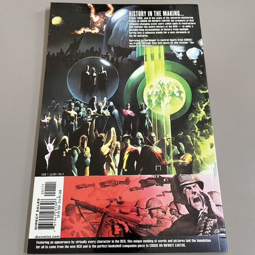 History of the DC Universe TPB signed by Marv Wolfman, used