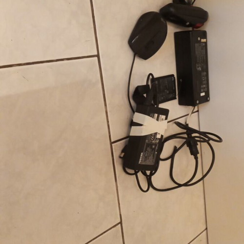 Chargers, mice and other used, somewhat good condition