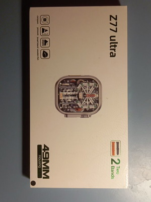 Z77 Ultra smart watch, 49mm housing, two bands