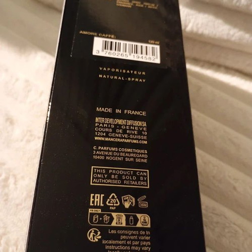 Amore Caffè Mancera Paris eau de parfum new 125 ml