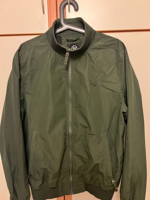 Basehit windbreaker used, khaki, size Large