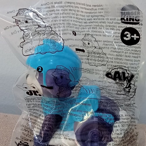 Burger King 2026 Paw Patrol The Dino Movie Rex figure sealed