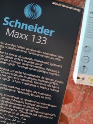 Μαρκαδόροι Schneider σετ 20, κόκκινοι και μαύροι, σαν καινούργιο