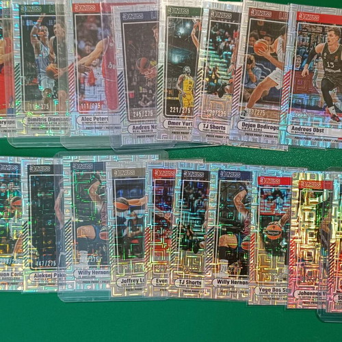 Panini Euroleague 2024-2025 numbered cards like new, 38 pcs