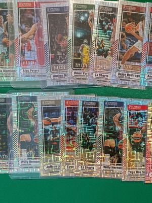 Panini Euroleague 2024-2025 numbered cards like new, 38 pcs