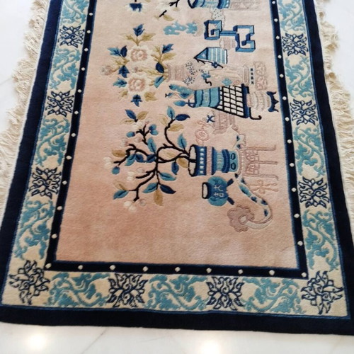Wool rug Chinese style used with traditional patterns
