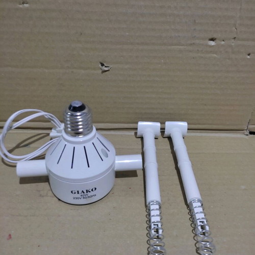 Adapter from E27 socket to round fluorescent 40W new