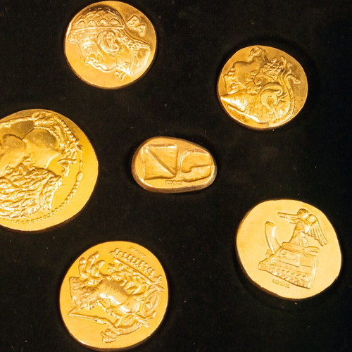 Ancient Gold Coins Collection new, 999° silver with 24k gold plating