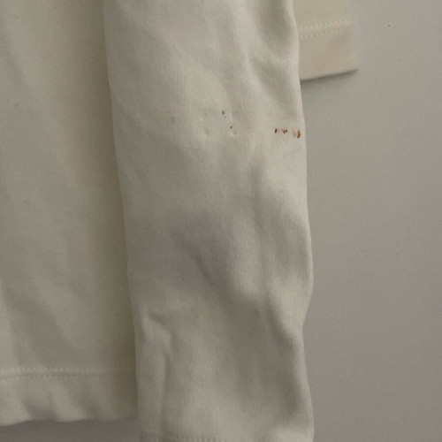 Long-sleeve blouse used, white, size XXXL