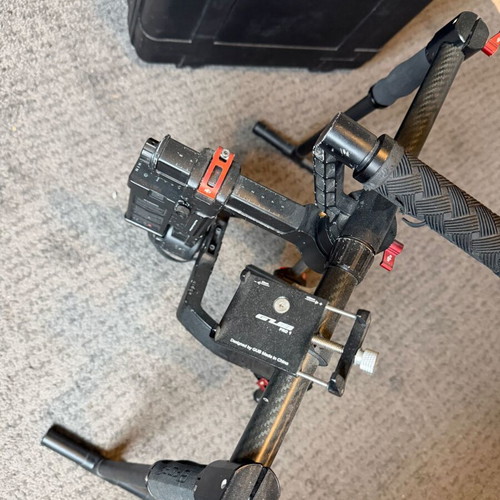 DJI Ronin M gimbal used with controller and case