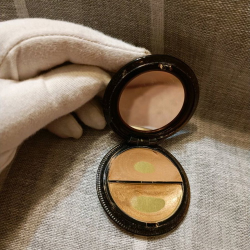 Guerlain Terracotta Duo Matt & Shine used, highlighter for face eyes lips