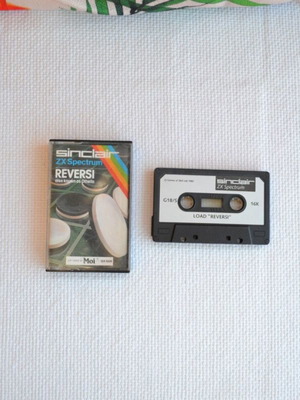Sinclair ZX Spectrum 48K Reversi cassette used
