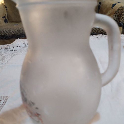 Glass pitcher 0.8 L new