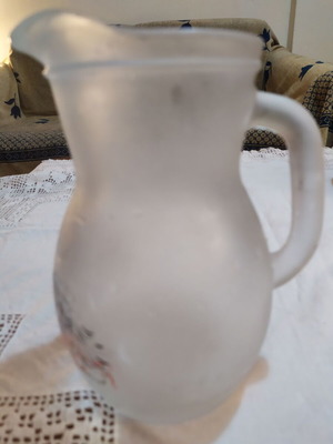 Glass pitcher 0.8 L new