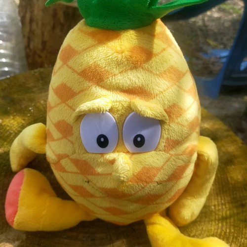 Toy used, yellow and soft