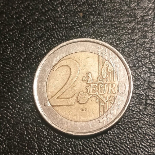 Νομίσματα Ελλάδας μεταχειρισμένα του 2002 και 2025 με απεικόνιση αρπαγής της Ευρώπης