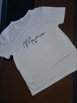 Mama t-shirt white size L like new