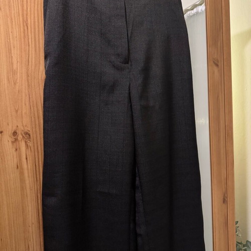 H&M black straight-leg pants like new, size S