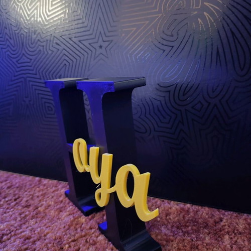 Personalized decorative item made to order, 3D print in PLA