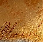  Ανάγλυφος Πίνακας Παπαγάλος σε κλαδί - Κάδρο Υπογεγραμμένο Χαλκός - Χαλκογραφία