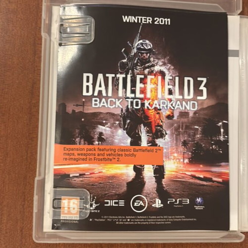 Battlefield 3 PlayStation 3 game used, excellent condition