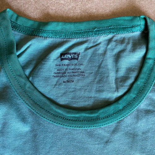 Levi’s men's T-shirt used, medium, green