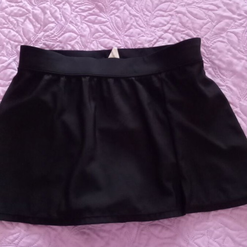 Aqua Green swim skirt, black, size S
