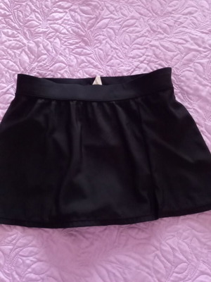 Aqua Green swim skirt, black, size S