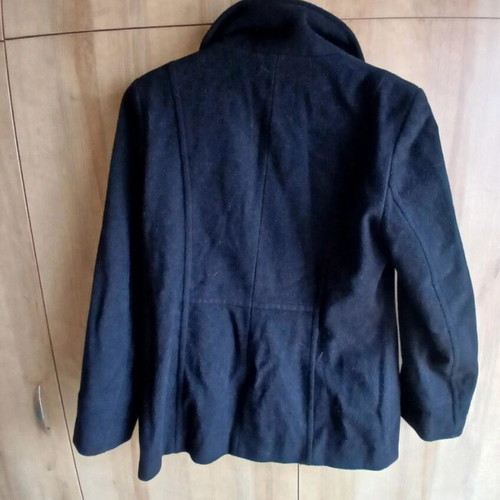 Clarina women's wool coat No.46 large black like new
