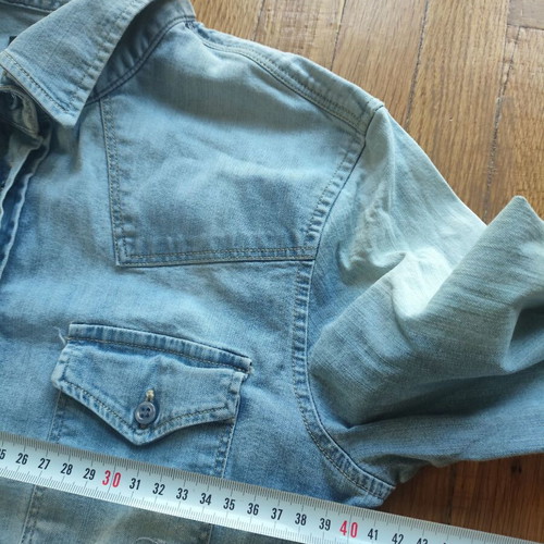 Fay light blue women's denim shirt size S like new