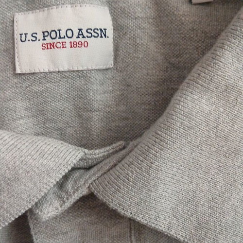 U.S. Polo Assn. men's shirt gray XL like new