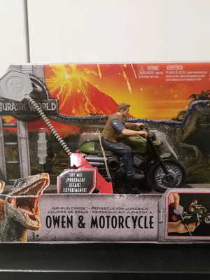 Jurassic World Owen με μηχανή καινούργιο στο κουτί