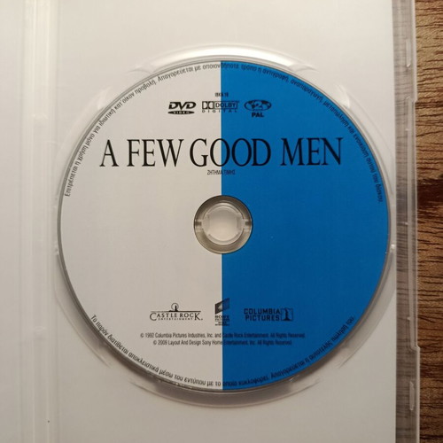 A Few Good Men DVD like new with Greek subtitles