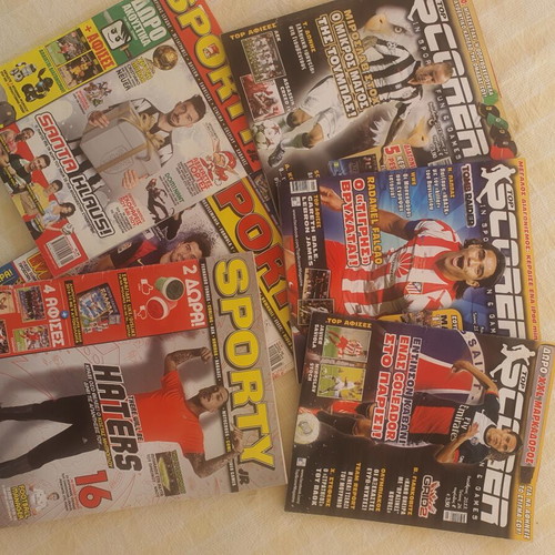 Sporty magazines 2011-2015 with posters gift