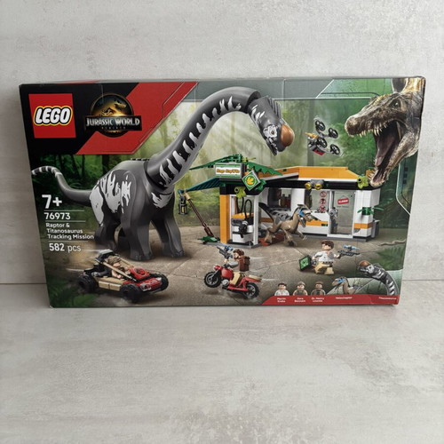 Lego Jurassic World 76973 Raptor and Titanosaurus Tracking Mission