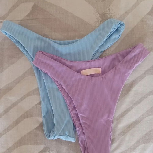 Luigi bikini bottoms new, blue and pink, size S-M