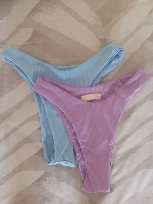 Luigi bikini bottoms new, blue and pink, size S-M