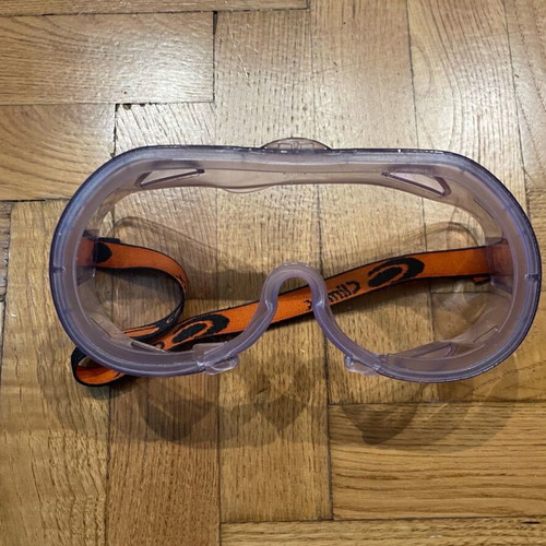 Plastic work mask new, soft plastic