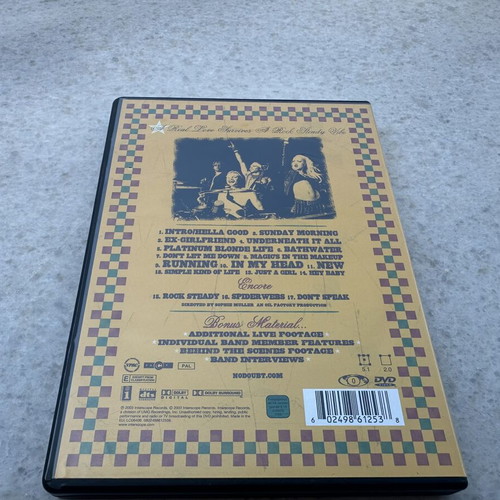 No Doubt Rock Steady Live DVD like new