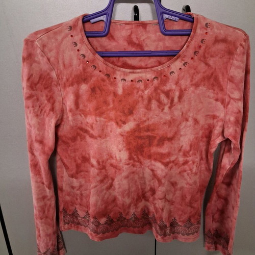 Pink mako blouse like new