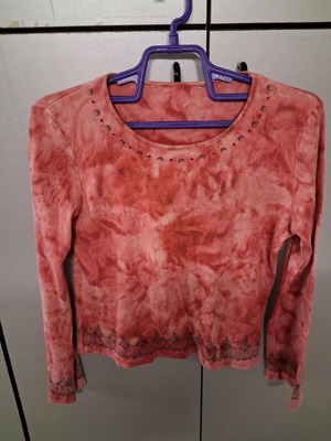 Pink mako blouse like new