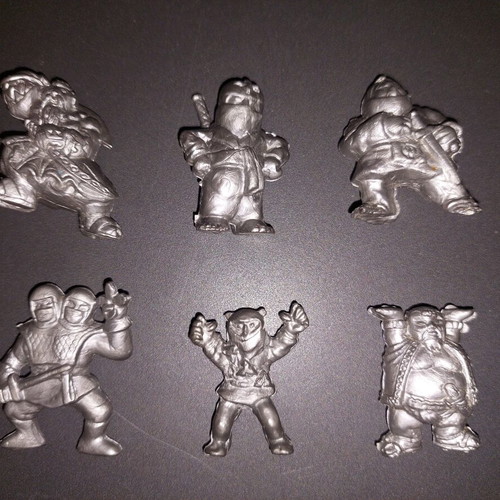 Alien Ninja figures used, pack of 6