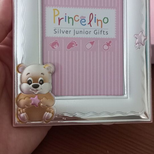 Princelino silver photo frame new 9.5 x 12.5 cm