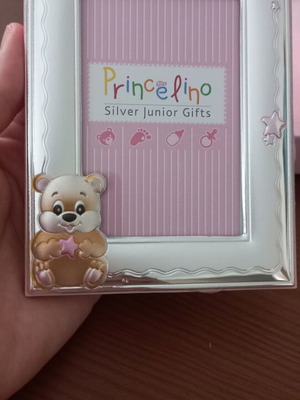 Princelino silver photo frame new 9.5 x 12.5 cm