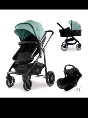 Dubai Asalvo 3-in-1 Baby Stroller like new up to 22kg