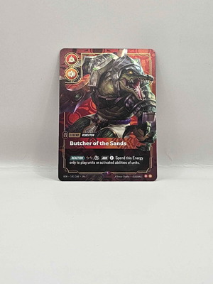 League of Legends Riftbound Vendetta Renekton card, like new, rare V.1
