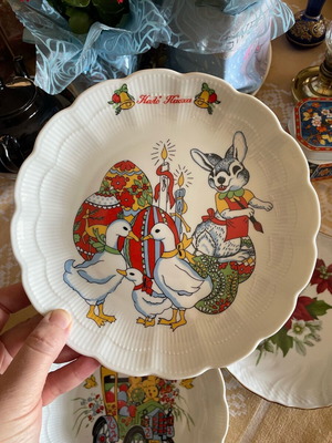 Kaiser πασχαλινό πιάτο πορσελάνη σαν καινούργιο