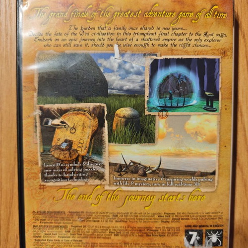 Myst V PC game used